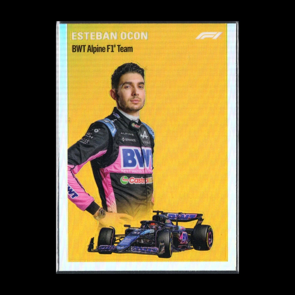 2024 Topps Chrome Formula 1 ESTEBAN OCON #1954-9 F1 1954 Topps Retro - Image 3 of 4