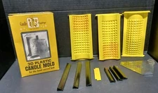 Vintage Yaley Candle Crafting 3D Plastic Waffle Cone Look Candle Mold in Box 