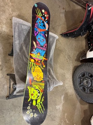 The GNU Dingo Monster Energy Snowboard Size 158 Good Shape