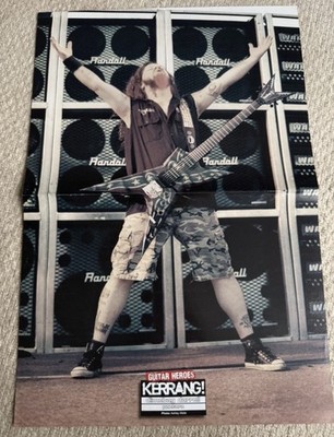 Dimebag Darrell (Pantera) / Slash - Large Double Sided Kerrang Poster RARE