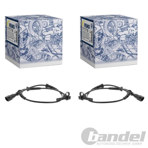 2X Vemo ABS-SENSOR Raddrehzal Vorne Passend FüR Renault Espace Grand Megane-image