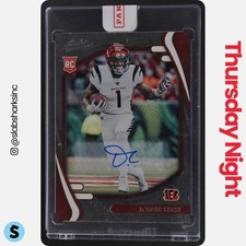 2021 PANINI ABSOLUTE #105 JA'MARR CHASE SIGNATURE ROOKIE AUTO RC