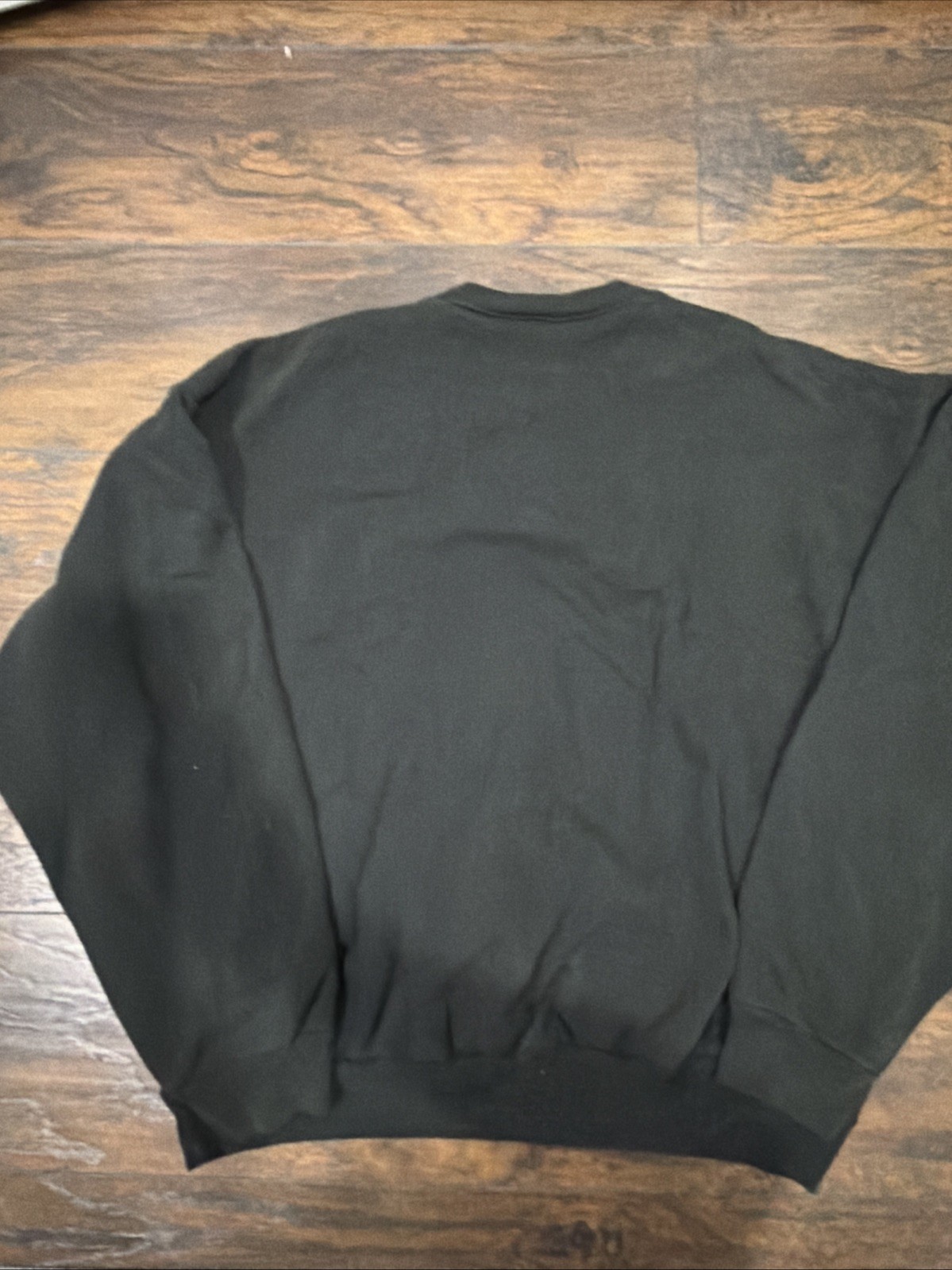 LOS ANGELES APPAREL black (dark Ivy) heavy weight Crewneck Sweater 14oz SIZE XL