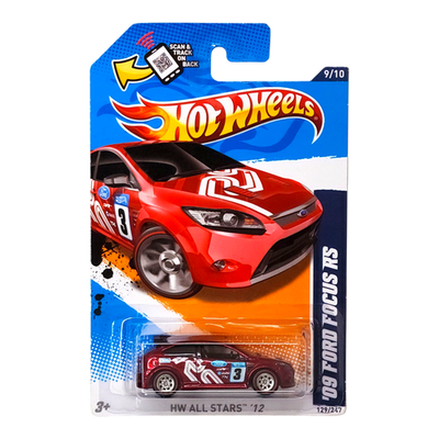 HOT WHEELS '09 Ford Focus RS Red Super Treasure Hunt STH HW All