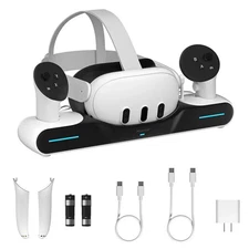 Maecker VR Q3 Charging Station Magnetic Charger for Meta Quest 3 - NEW