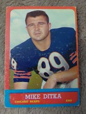Mike Ditka BEARS 1963 Topps #62
