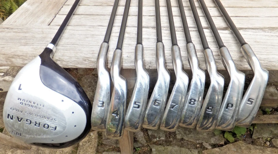 Mens Set Of 10 FORGAN V2 Golf Clubs 1 Wood ,Irons FORGAN V2 Right Handed - Image 4 of 4