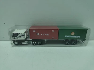 H0 / 1:87 - Brekina - LKW Sattelzug Ford US Truck K Line Evergre in OVP/ 5 A 561 - Bild 1 von 2