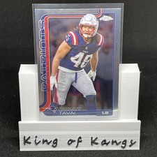 2025 Topps Chrome Football Jahlani Tavai #213 Patriots