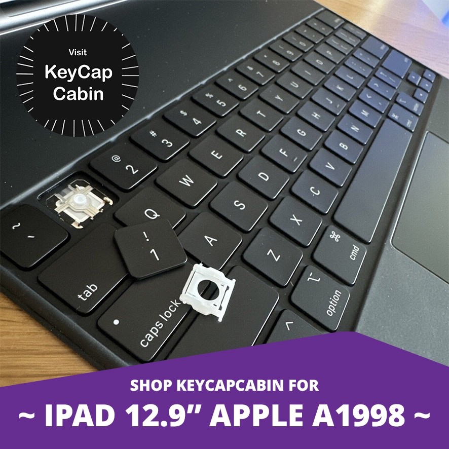 Replacement Keys For A1998 iPad Apple Magic Keyboard 12.9