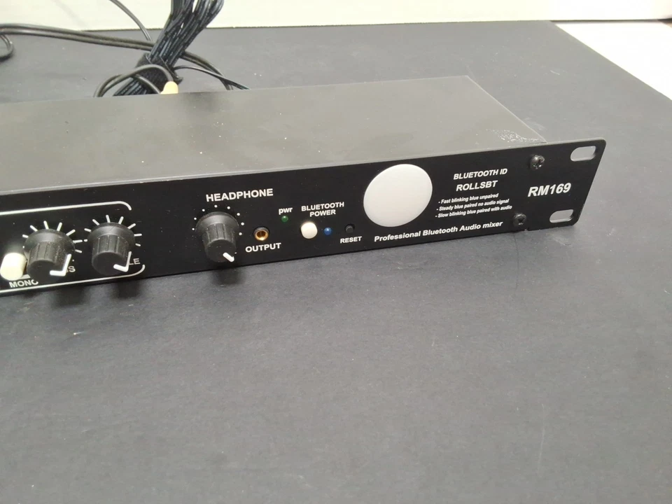 Rolls RM169 6-channel Rackmount Mixer with Bluetooth #B - Image 4 of 4