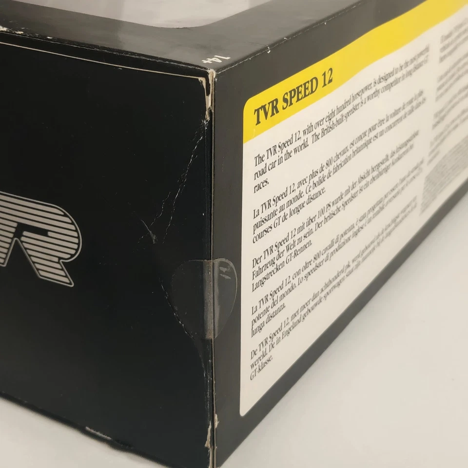 Hot Wheels 1/18 TVR Speed 12 Violet Sealed - Image 3 of 4