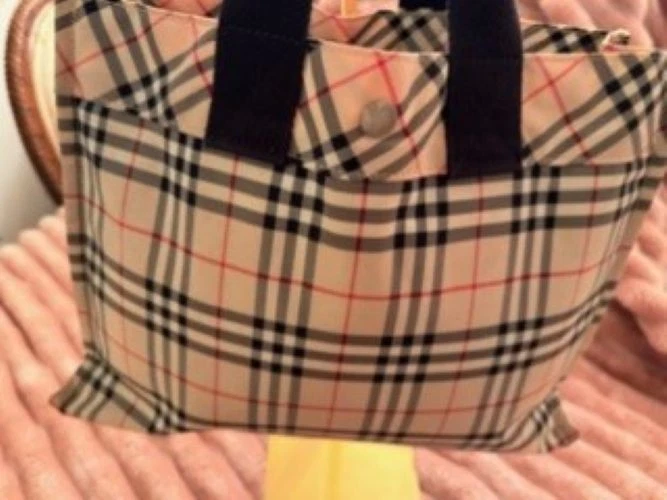 Burberry House Tote Checkered Bags & Handbags for Women for sale