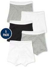 The Children's Place Boys Boxer Briefs 5-Pack Multicolor Large 10-12 NWT