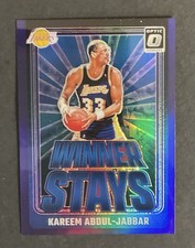 2024-25 Optic Kareem Abdul-Jabbar Winner Stays Purple #14 Lakers Color Match