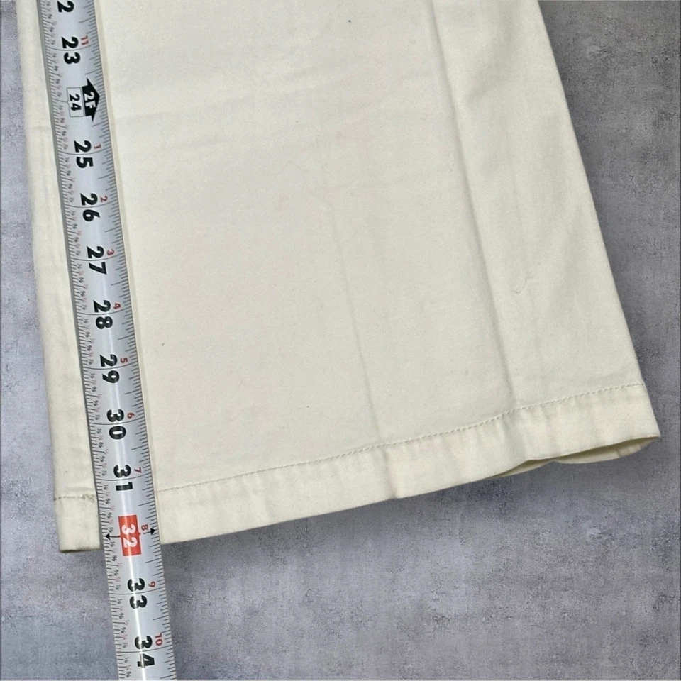 Pantalones acampanados Level 99 crema pierna ancha talla 28 Nordstrom Rack - Leer Foto 3 de 4