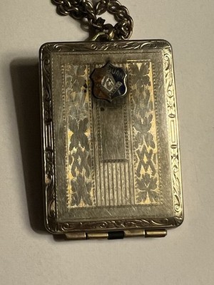 Antique Jr Order United American Mechanics 10k Gold Filled Member Card Locket