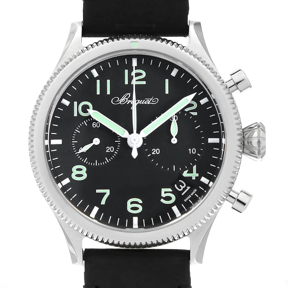 Breguet — Breguet Type XX Chronograph 2057 2057ST/92/3WU second hand mens