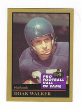 1991 ENOR PRO FOOTBALL HALL OF FAME DOAK WALKER #147