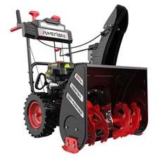 Amerisun 24-Inch Gas Snow Blower, 2 Stage, Electric Start, Self Propelled, New