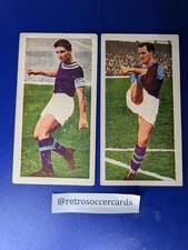 1958 Aston Villa lot - Chix Confectionary Famous Footballers vintage