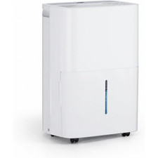 22 Pint Dehumidifier for Basement  Home 3000 Sq Ft Moisture Control Auto Drain