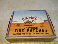 VTG NOS Camel Unitized Tire Patches 203 Patch Large Full Box Dead Stock w/Box L2