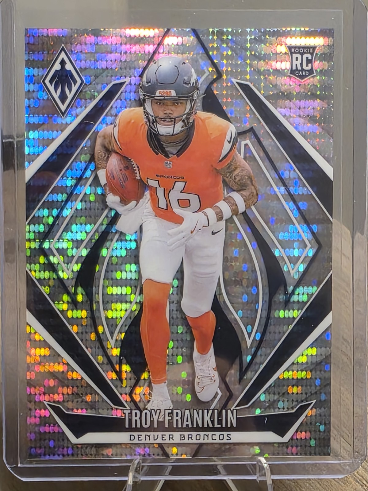 2024 Panini Phoenix Rookies Troy Franklin #244 Pulsar /200 (RC)