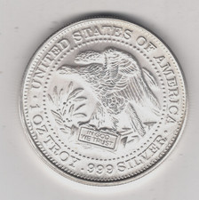 US 1 oz .999 SILVER ROUND - Northwest Territorial Mint w/ Patriotic Eagle Design