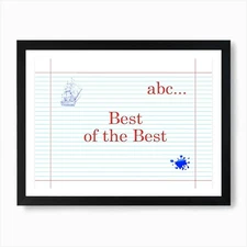 Best Of The Best Poster Art Print Framed Wall Art Poster Canvas Print Picture