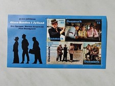 Briefmarken 50 Jahre Die Olsenbande f&auml;hrt nach J&uuml;tland postfrisch D&auml;nemark 2021