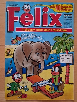 Felix Nr.598 mit Kiko 2000 + Silberpfeil - Z1-2 ORIGINAL BASTEI COMICHEFT