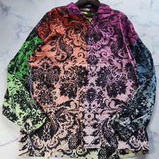 Gianni Versace Vintage Men's Shirt Multicolor Size 50 Vintage Rare Used Japan