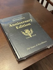 NEW Britannica Encyclopedia 250th Anniversary Edition 1768-2018 RARE 14,231