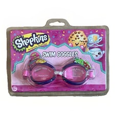 Shopkins Ages 5 Girl Anti-fog Swim Goggles Pink 100 UV Protection 085612151562