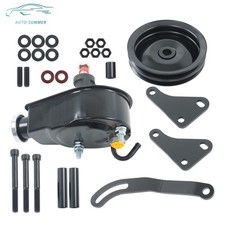 Sbc Sb For Chevy 350 327 Black Saginaw Power Steering Pump W Bracket Pulley Kit Sbc Sb For Chevy 350 327 Black Saginaw Power Steering Pump W Bracket Pulley Kit