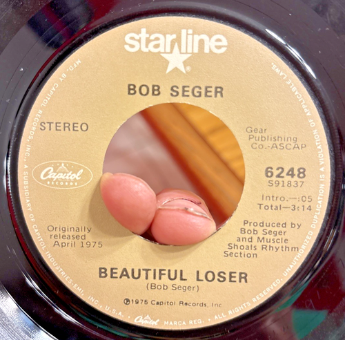VTG BOB SEGER KATMANDU / BEAUTIFUL LOSER 45 7" VINYL CAPITOL STARLINE 6248 - Picture 4 of 4