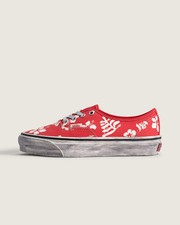 VANS Premium Authentic Low Top Shoes Red/Smoked/Mixed