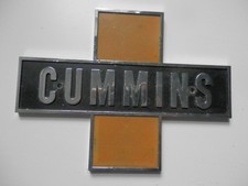 Large Original Cummins Diesel Lorry/Engine Badge. J Fray, Birmingham