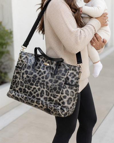 Kate Spade NY Baby Diaper Bag CHEETAH Messenger Tote Travel
