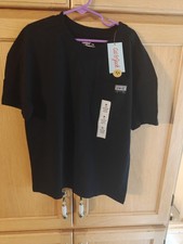 Cat Jack Boys Black Relaxed Cotton Pocket T-Shirt M 8 Short Sleeve