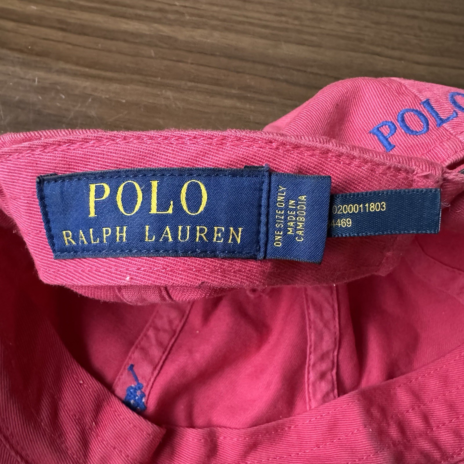Polo Ralph Lauren Red Baseball Hat Adjustable Strapback Classic Pony Cap thumbnail 6