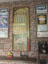 Vintage Fairground Funfair Ball Game (Bagatelle Game)