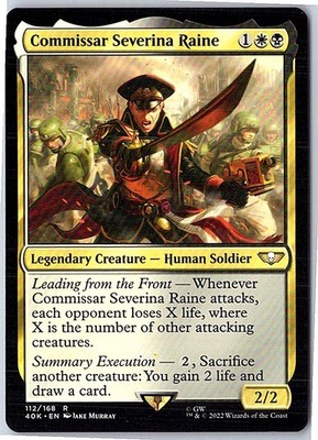 Commissar Severina Raine Universes Beyond: Warhammer 40,000 112 Near Mint