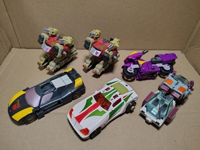 Transformers Armada Energon Lot Missing Parts Demolisher Sideways Wheeljack etc