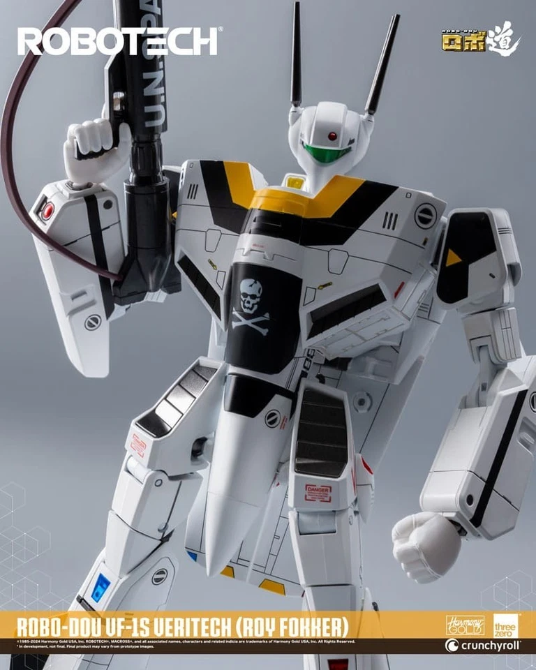 Threezero Robo-Dou Robotech VF-1S Veritech Roy Fokker - Image 4 of 4