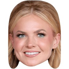 Krista Slaubaugh Smile Celebrity Mask, Flat Card Face, Fancy Dress Mask