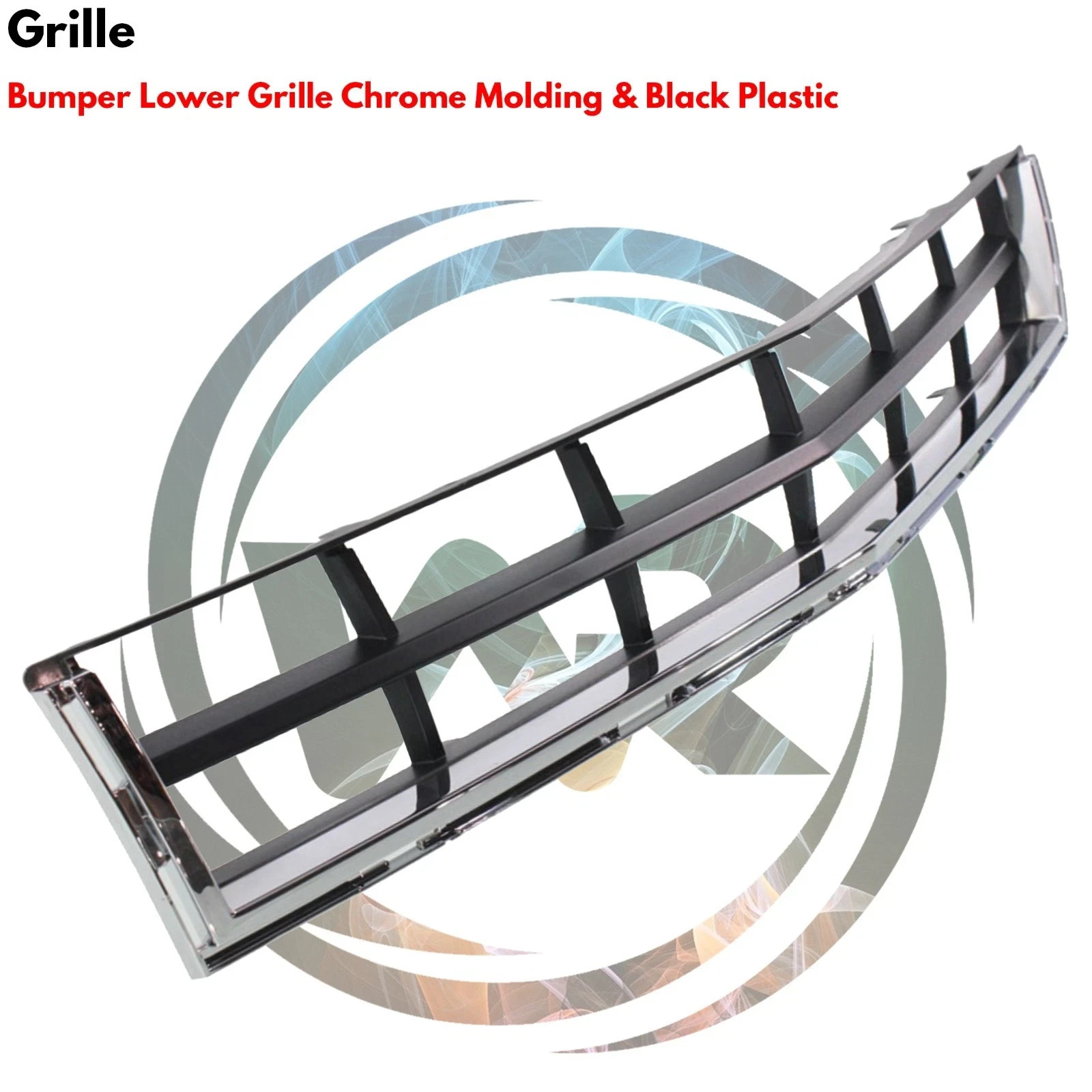 Front Bumper Cover Paintable & Lower Grille Kit For 2010-2012 Cadillac SRX