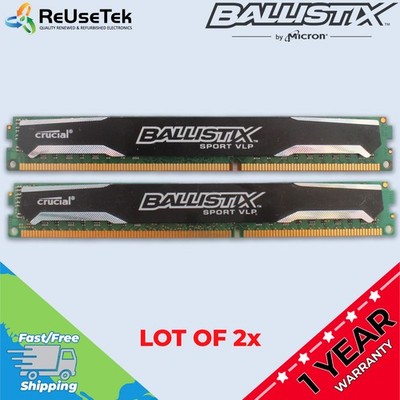 Crucial Ballistix Sport VLP 8GB (2 x 4GB) 1600MHz RAM | BLS4G3D1609ES2LX0.16FER2