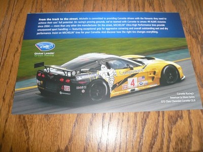 American Le Mans Series GT2 Class Corvette C6.R  Pamphlet Michelin Fitment Guide